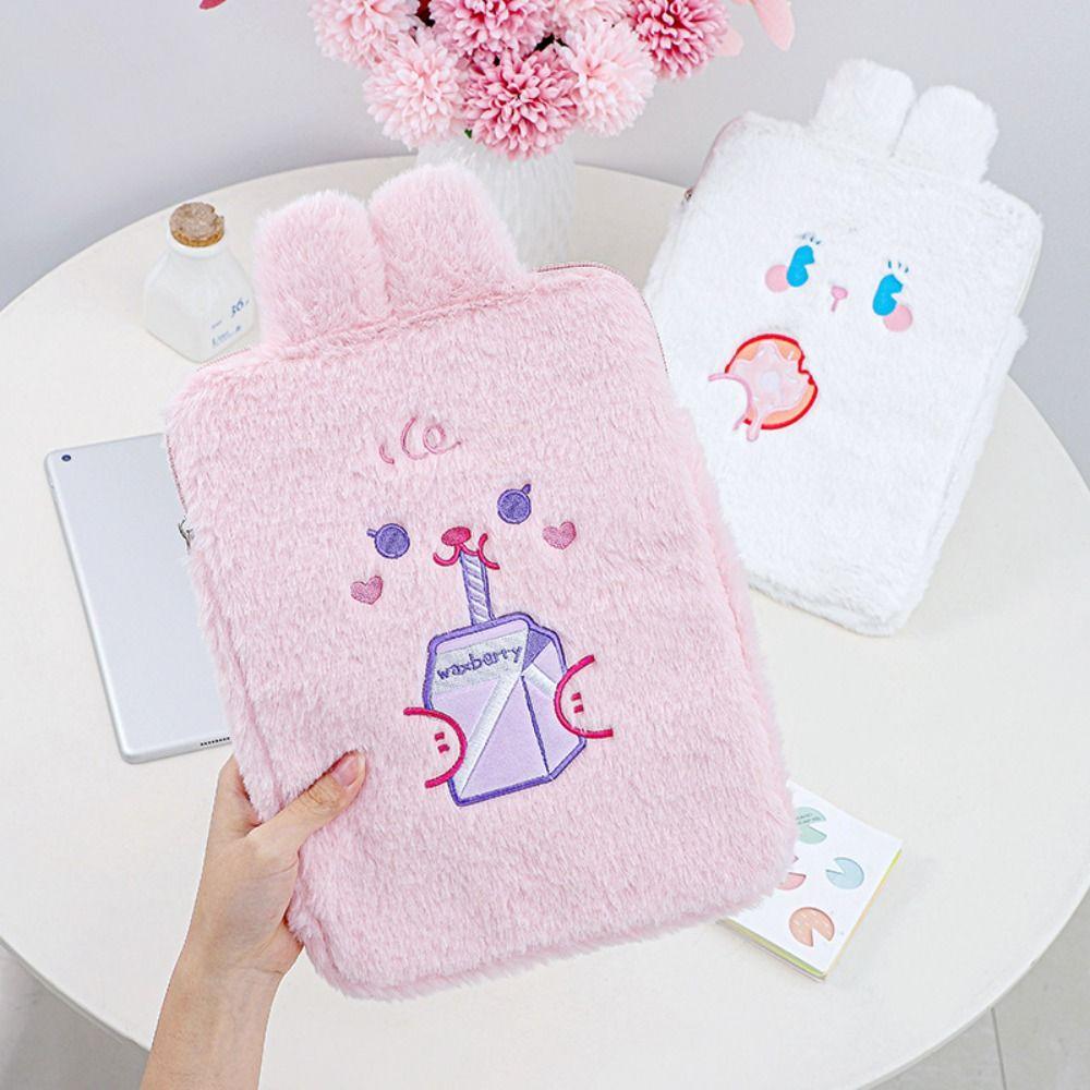 Portable Rabbit Case 9-11 Inch iPad Protective Case Cute Notebook Storage Bag  for Women Girl