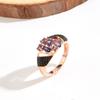 Trendy Designer Chic Silver Ring Natural Iolite Gemstone Fashion Jewelry for Women Engagement & Promise Ring Gift