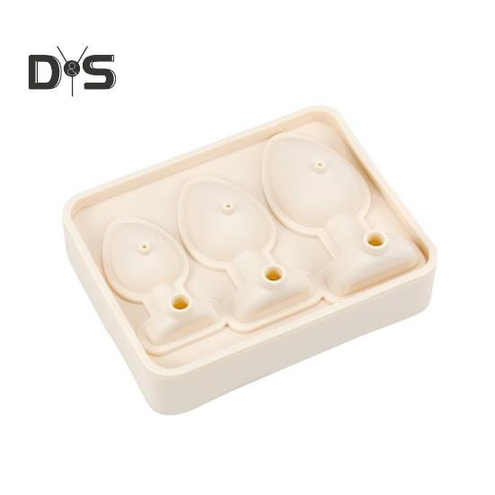 Силиконовая форма для льда в форме забавной анальной пробки для юмористичных напитков и розыгрышей на вечеринке