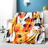Cute Cartoon Puppy Blanket - Lightweight Flannel Throw for Sofa and Bed ,Digital Printed Blanket with Soft & Worm Flannel Fabric