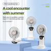 Factory  1200mAh Rechargeable USB Electric Portable Fan Customizable Handheld Folding Wearable Small Fan Hotel Use Low
