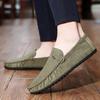 Модная Легкая Дышащая Обувь Платья Повседневные Кожаные Мужские Лоферы Мужская Обувь для Ходьбы Мягкая Подошва Слипоны Деловая Обувь Мокасины