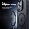 Черный матовый чехол для iPhone 16 Pro Max 15 Plus 14 13 Mini 12 11 Magsafe Mag Safe Магнитный чехол Аксессуары для телефонов