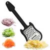 Vegetable Peeler Stainless Guitar-Shaped Peeler Steel Melon Planer with Ergonomic Handle Multi-Purpose Kitchen