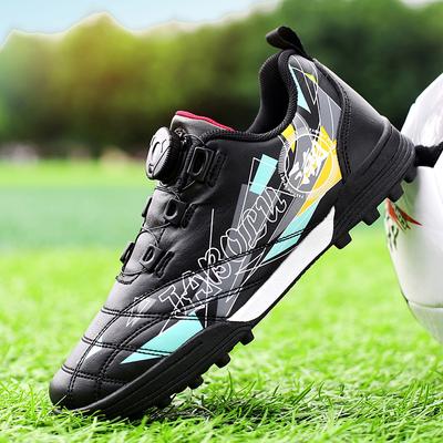 Детские кроссовки Детские футбольные бутсы Нескользящие для мальчиков и девочек Футбольные бутсы Уличные Ультралегкие Футбольные тренеры Кожаные футзальные бутсы