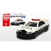 Tomica No. 01 Nissan Skyline GT-R (BNR34) Police Car Diecast Model