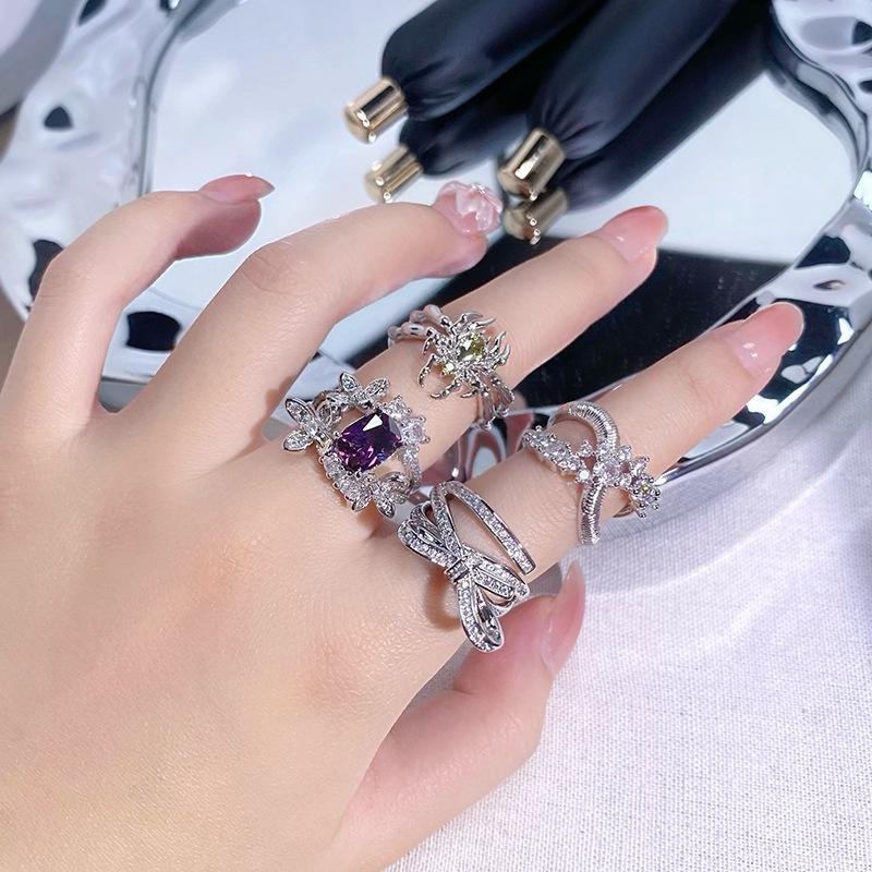 Роскошное кольцо с полным бриллиантовым паве из цирконов, супер-блестящее, высокого класса, открытое, нишевое, изысканное, элегантное, персонализированное