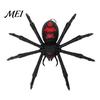 Bendable Realistic Spider for Outdoor Yard Halloween Animatronics Hanging Decoration, Scary Giant with LED Eyes Artificial Displays And Sound