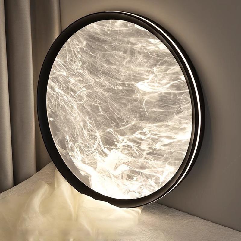 2024 Новые светодиодные круглые светодиодные потолочные светильники Современные простые гостиная спальня кабинет акриловая люстра скандинавское внутреннее освещение декор