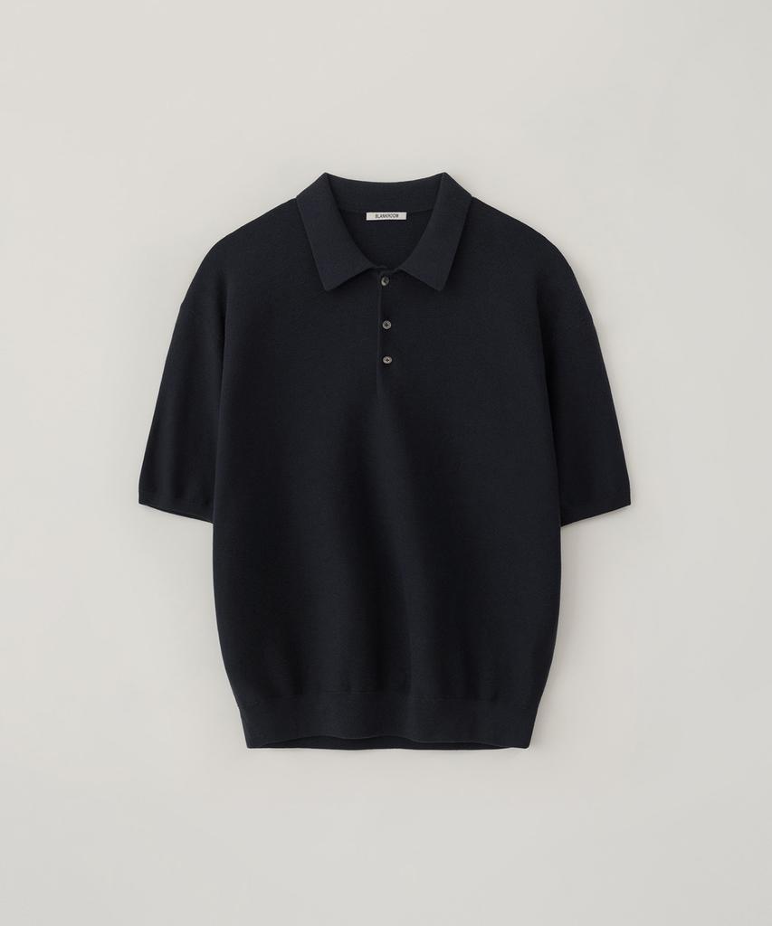 BLANKROOM Torren Polo Knit_Navy