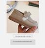 2025 Spring/Autumn Kids' Soft Leather Loafers - Versatile, Comfortable Shoes for Boys and Girls