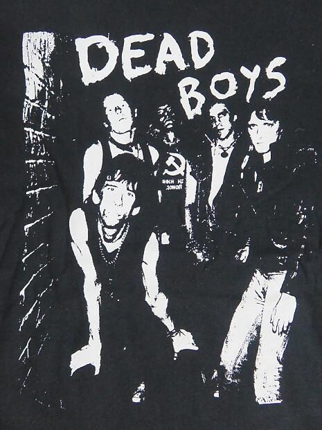 Vintage DEAD BOYS Band Music Short Sleeve Black All size Unisex Tee Shirt AC137 Unisex T-Shirt
