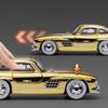 Автомобиль к 1:24 Больших Классических Автомобиля 300SL Версия Гальваника Симуляция Сплав Модель Автомобиля Орнамент