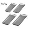 BBQ Grill Pan Vintage Stainless Steel Rectangular Tray Retro Industrial Platter with Portable Accessory Double Handles Large Heavy Duty Serving