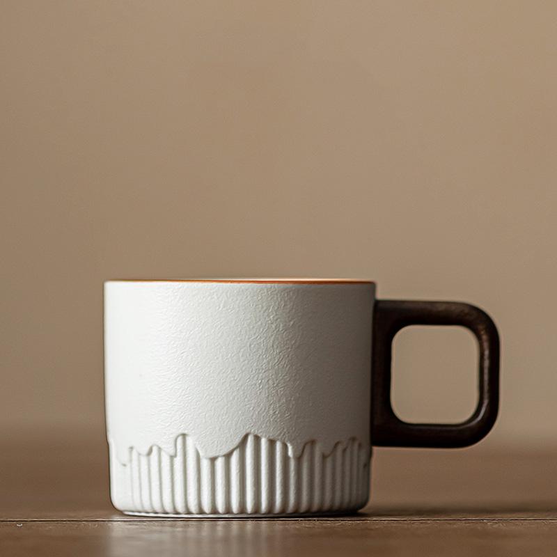 60 мл Градиентная керамическая чайная чашка с ручкой, термостойкая кофейная чашка, бытовая мини-минималистичная кружка ручной работы