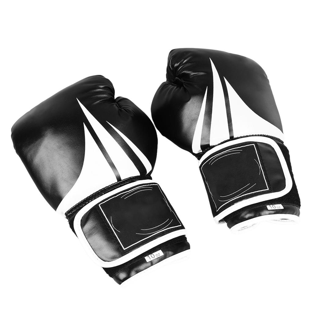 1 пара 10 унций боксерские тренировочные перчатки Fighting Sandbag боксерские перчатки для мужчин и женщин черные