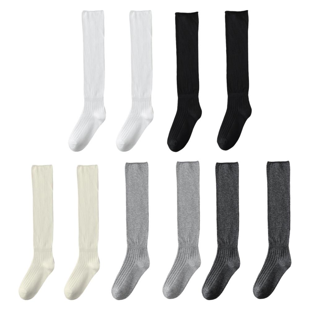 Новые женские чулки весенние тенденции повседневные элегантные цветные до колена женские удобные однотонные высокие O2F8