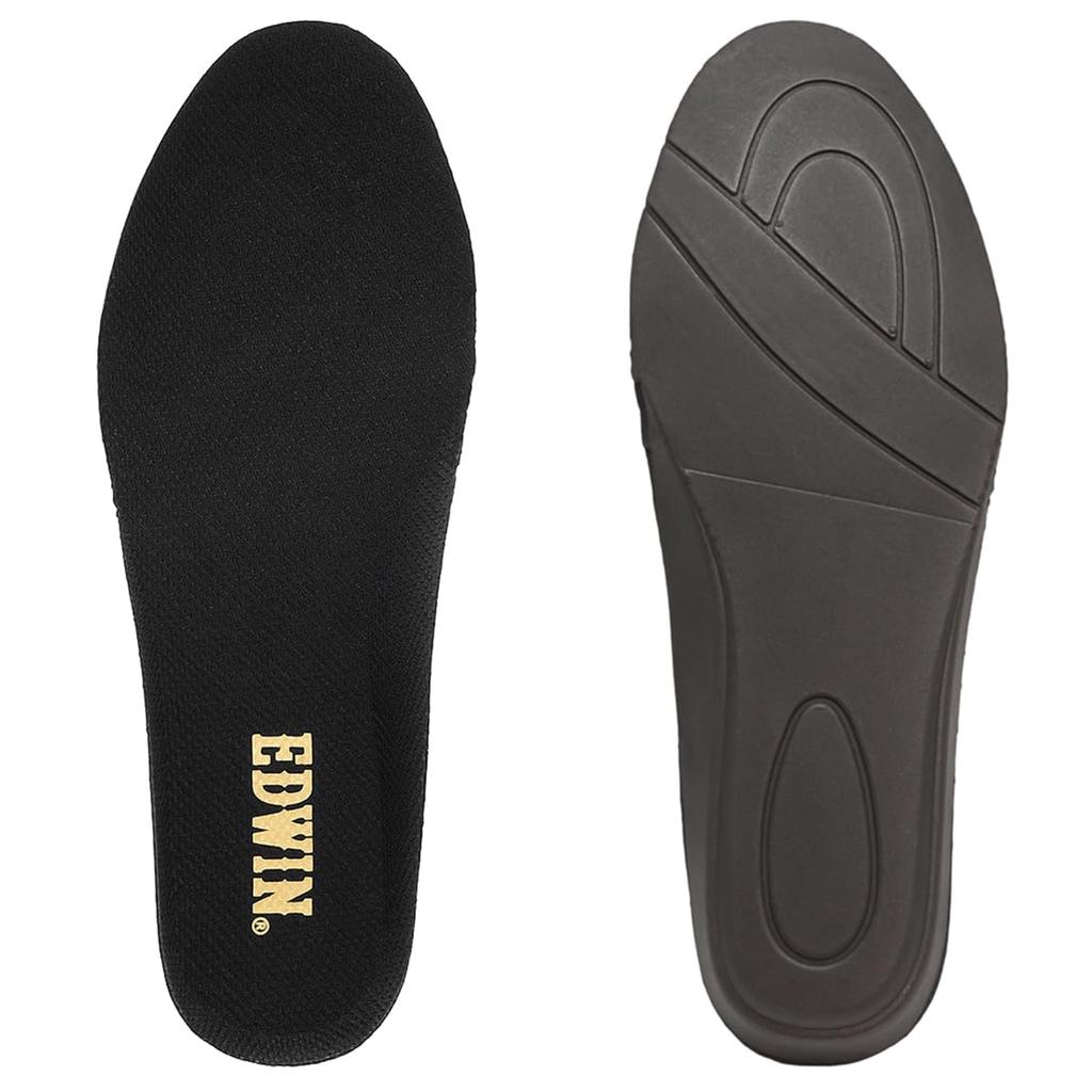 Edwin Safety Wide Rubber Steel Toe Work Esm101 Size Men's High-Top Sneakers, Fit, Lightweight, Shock-Absorbing, Non-Slip, Sole, Cap, Lace-Up, Shoes,