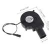 AC100-240V Adjustable Speed Outdoor Cooking Air Blowers Fire Starter BBQ Fan Speed Regulation 33mm Diameter Air Duct
