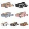 Solid Color Western Studded Belt Gothic Star Waistband Trouser Belt Y2K Punk Belt  Unisex