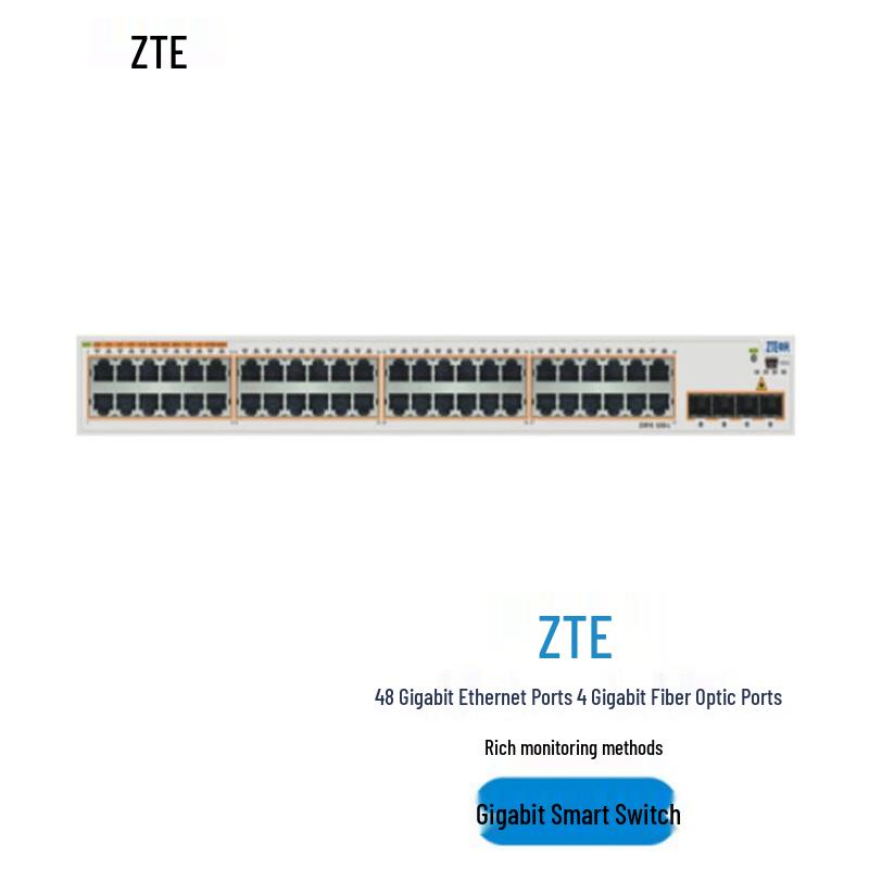 ZTE ZXR10 5250-52TS-L-AC Gigabit Managed Network Switch