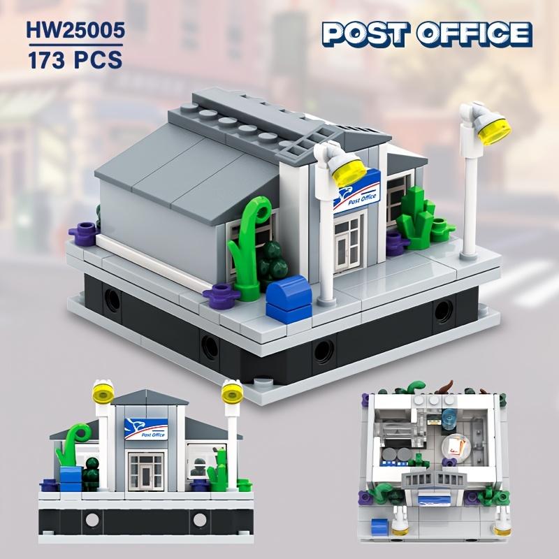 Мини Город Магазин Улица Вид Конструктор Модель Симуляция Архитектура Коллекция Частицы Конструкция Строительные Кирпичики Игрушка