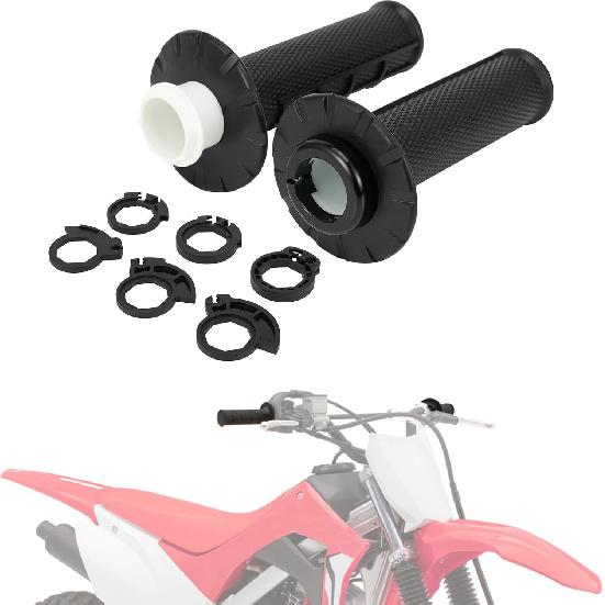 Motorcycle Lock-On Grips 7/8”Handlebar Handle Universal For KLX 140 KLX300R CRF250F CRF300L YZ250F YZ450F DRZ400 TW200 YFZ450 Dirt Pit Bike ATV