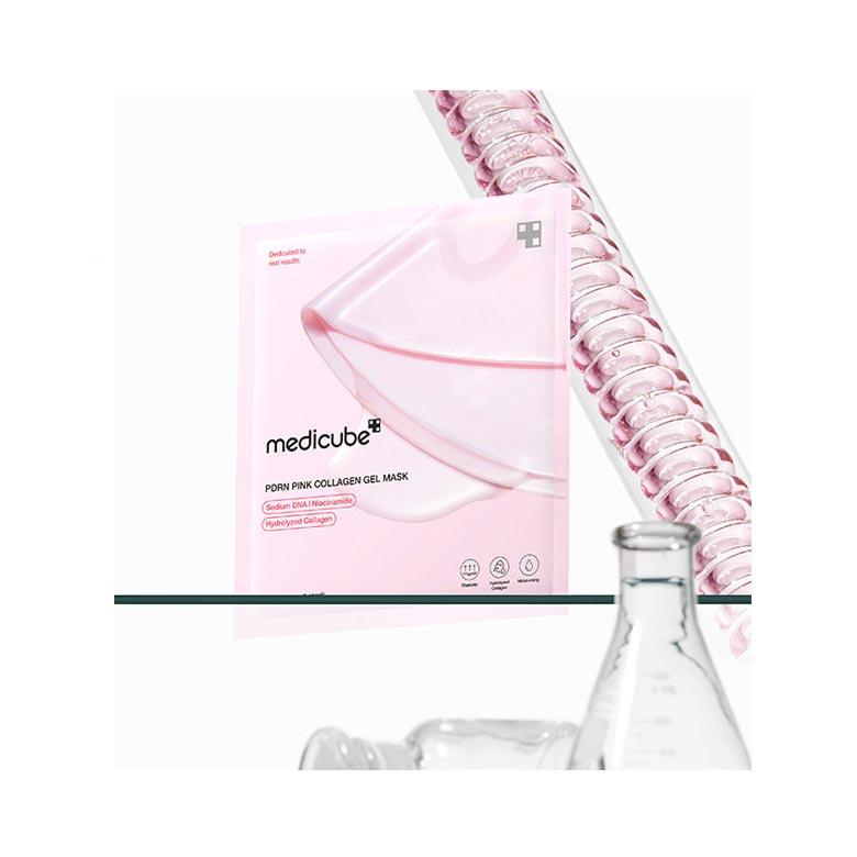 MEDICUBE PDRN Розовая коллагеновая гелевая маска 28г