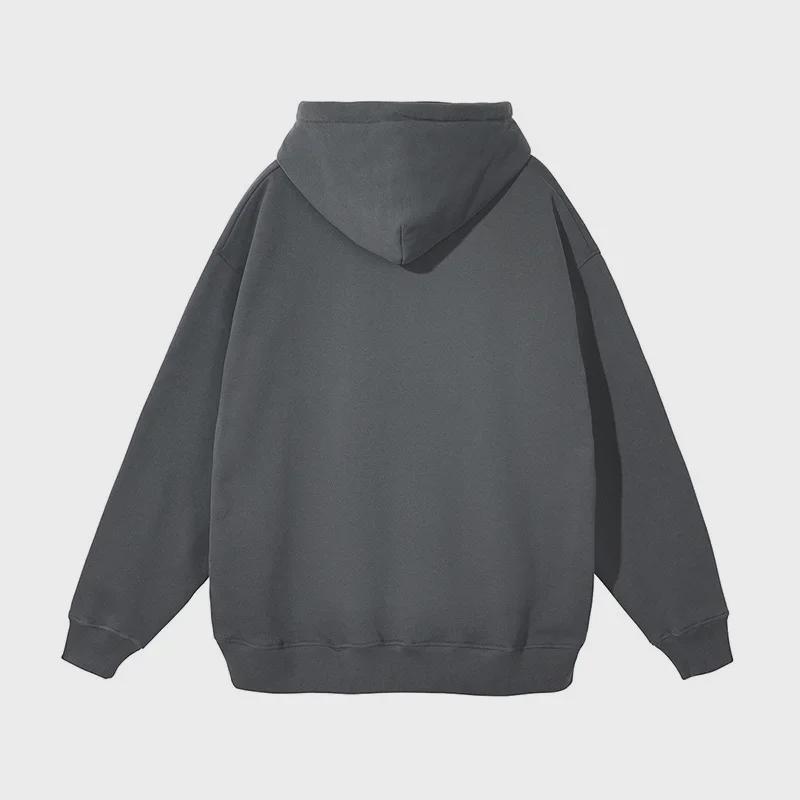 Унисекс высококачественная американская легкая осенняя толстовка с капюшоном: Утолщенная повседневная спортивная толстовка для студентов