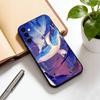 Глубокое море, звездное небо, синий кит. Чехол для телефона Samsung Galaxy A73, A72, A71, A70, A53, A52, A51, Другие Мягкий черный чехол