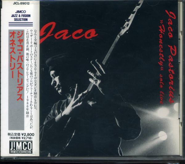 CD ДЖЕКО ПАСТОРИУС Honestry JICL89012 JIMCO Records 1992 Япония Джаз Б/у