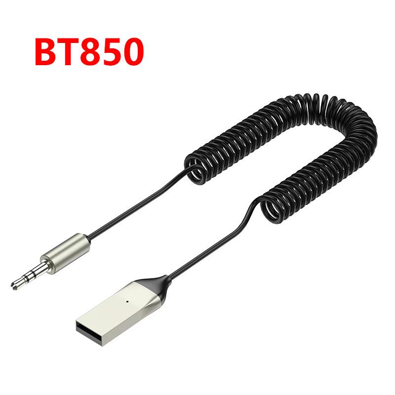 Премиальный Bluetooth-приемник для автомобильного аудио с встроенным микрофоном для звонков hands-free, навигации и воспроизведения музыки.