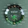 Five Elements Balance Bracelet: Gold, Water, Earth, Fire, Wood—Multi-Treasure Crystal Design for Men and Women.