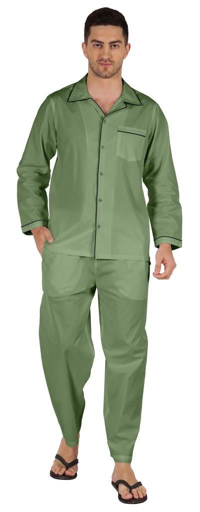 Inkmeso Мужские хлопковые пижамы, однотонная одежда для сна, одежда для дома, пижамный комплект с верхом и низом