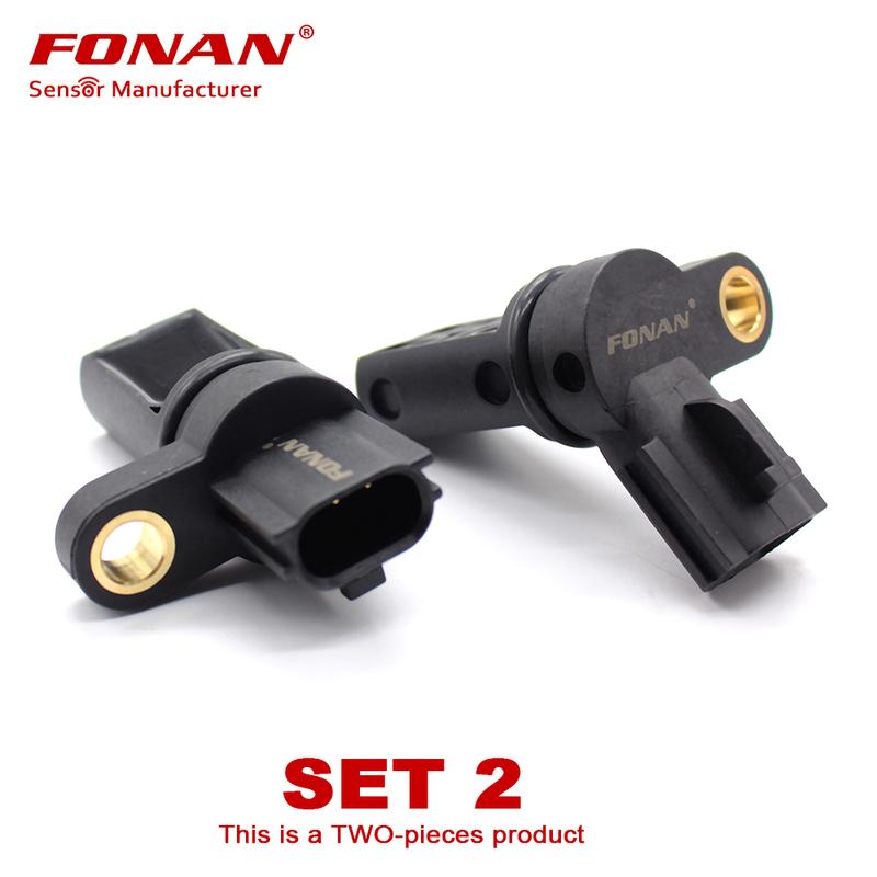Set of 2 Camshaft Crankshaft Position Sensor For Nissan Pathfinder Frontier Xterra 6 Cyl 4.0L VQ40DE A29632 A29640 23731AL61A