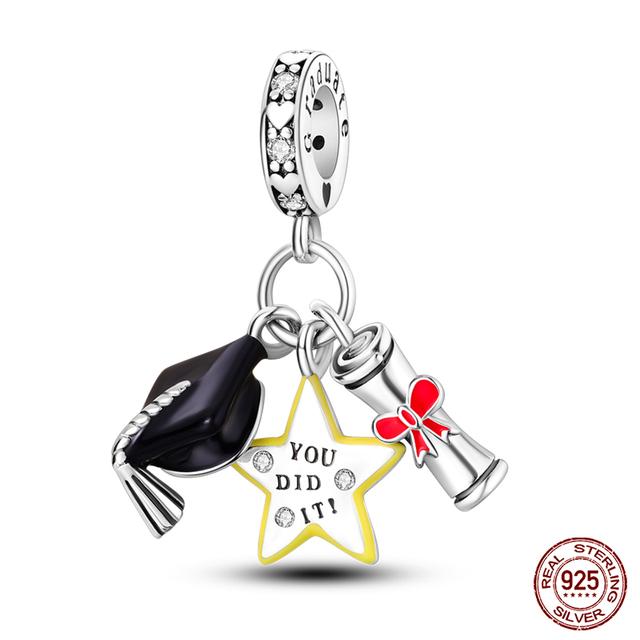 The New Pendant Beaded Charms Fit Bracelet 925 Sterling Silver Women DIY Fine Jewelry