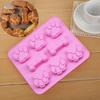 Чистые продукты, силиконовая форма для торта, собака, кошка, лапа, форма кости, шоколадные конфеты, печенье, инструмент для выпечки «сделай сам»