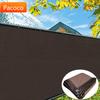 Privacy Screen Fence, Garden Windscreen Mesh Shade Sail Net Barrier, Reinforced Bindings and Brass Grommets