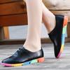 Casual Mom Shoes Fall Non-slip Trend Single Shoes Nurse Bean Shoes Large Size Women's Shoes