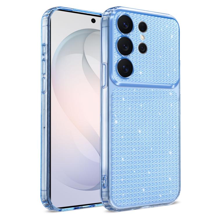 Sparkling Diamond Glitter Airbag Phone Case For Galaxy S23 FE 5G, Rhinestone Shockproof Protective Cover