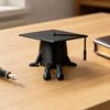 Мини-фигурки выпускных колпаков, 3D-печатная крошечная фигурка выпускного колпака с поздравлениями и подвижными суставами для украшения многоуровневого стола на выпускной вечеринке