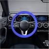 AICEL Car Silicone Steering Wheel Cover, Soft Anti-Slip Auto Steering Wheel Protector Fit 14 Inch, Universal Vehicle Interior Accessories For Cars,