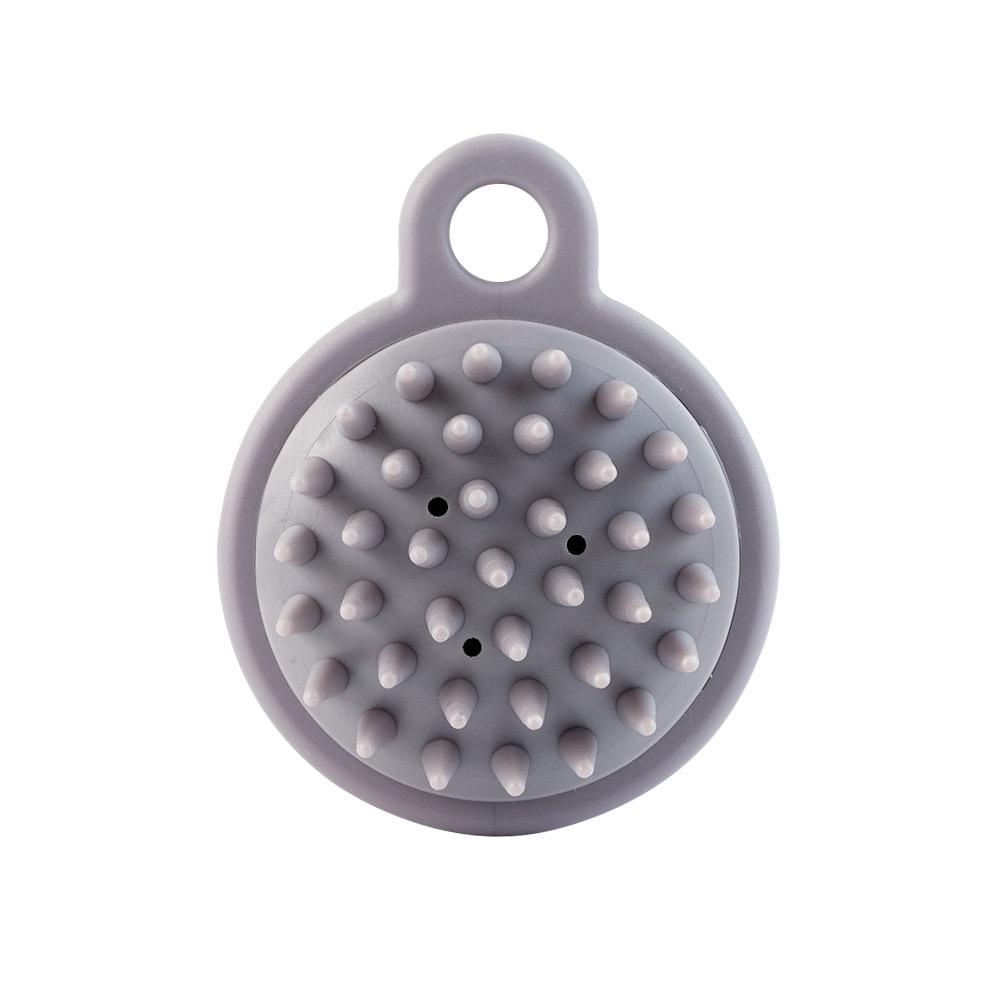 Силиконовый массажер для кожи головы: Японский шампунь и массажная щетка в комплекте