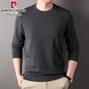 Pierre Cardin Men's Round Neck Long Sleeve Pullover T-Shirt