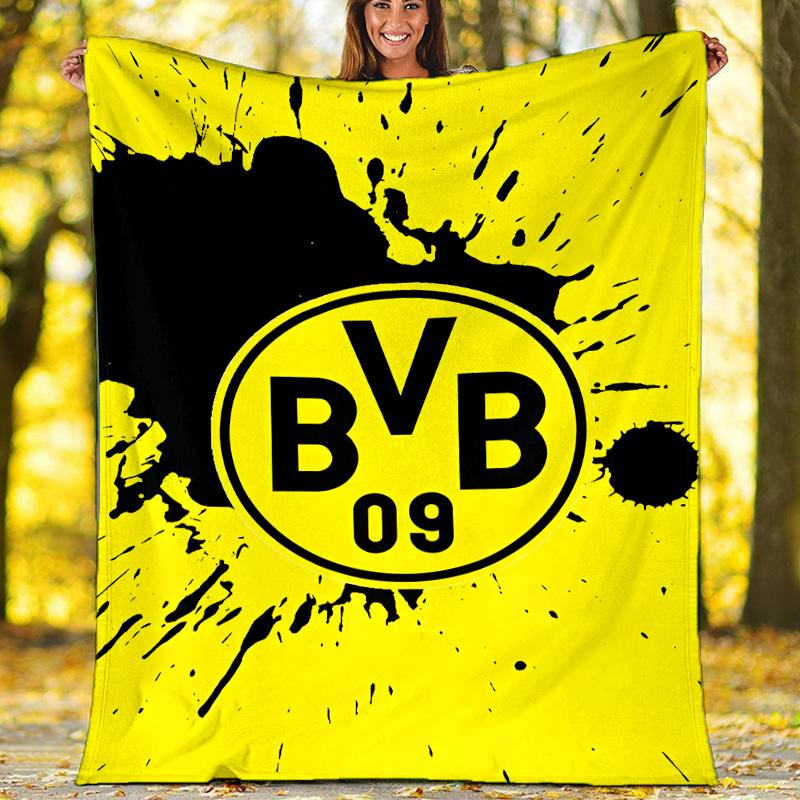 1pc B-BVB Theme Blanket - Digital Print, Polyester, Cozy for All Seasons, Perfect for Outdoor, and Travel