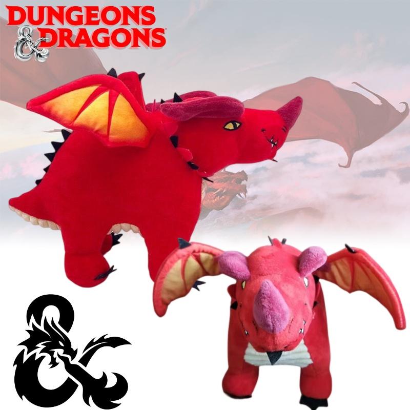 Плюшевая игрушка Красный Дракон из Dungeons & Dragons Идеальный подарок для фанатов!
