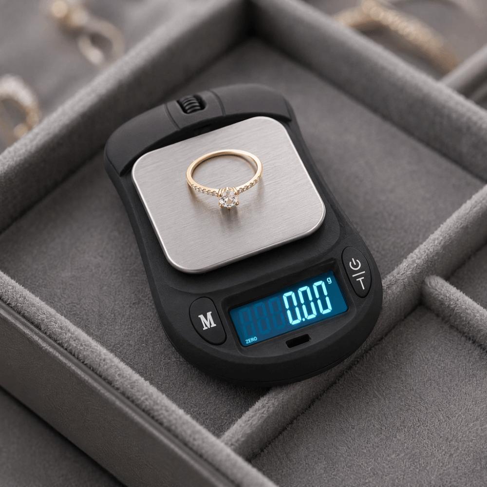 Black Mini Jewelry Scale Plastic Stainless Steel Portable Kitchen Scale Kitchen Cooking Use