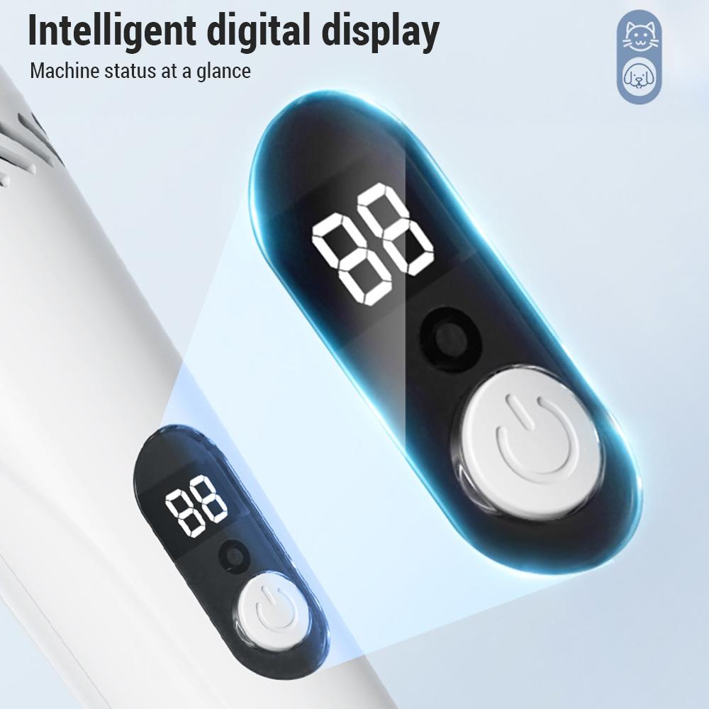 Портативная аккумуляторная машинка для стрижки когтей домашних животных со светодиодной подсветкой, алмазным шлифовальным кругом, тремя шлифовальными кругами
