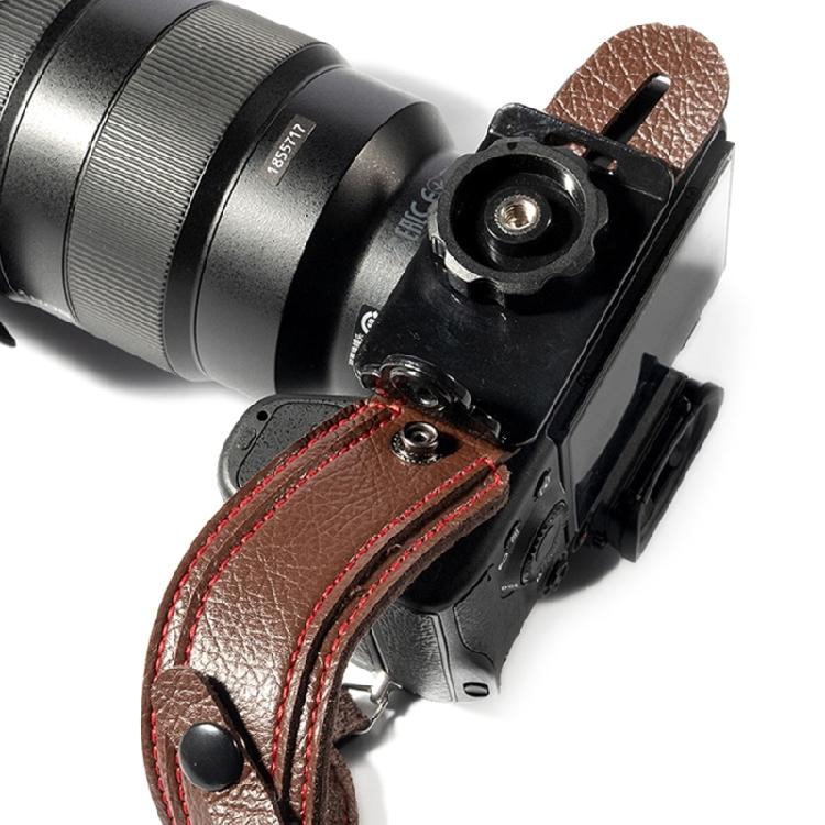 Кожаный ремешок на запястье для камеры, ручной держатель для DSLR, ударопрочный, водонепроницаемый