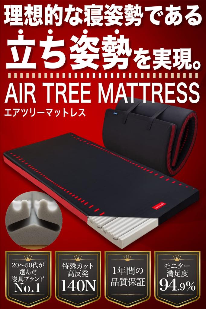 Матрас с высокой упругостью снимает усталость AIRTREE Идеальное положение стоя Равномерное распределение давления Высокодышащий ремень для хранения в комплекте Поясница